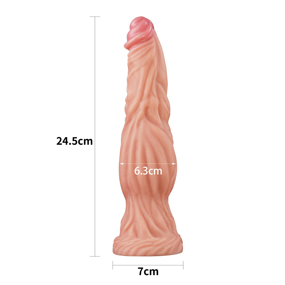 Lovetoy Nature Cock 9,5'' Çift Katmanlı Büyük Realistik Penis LV411025