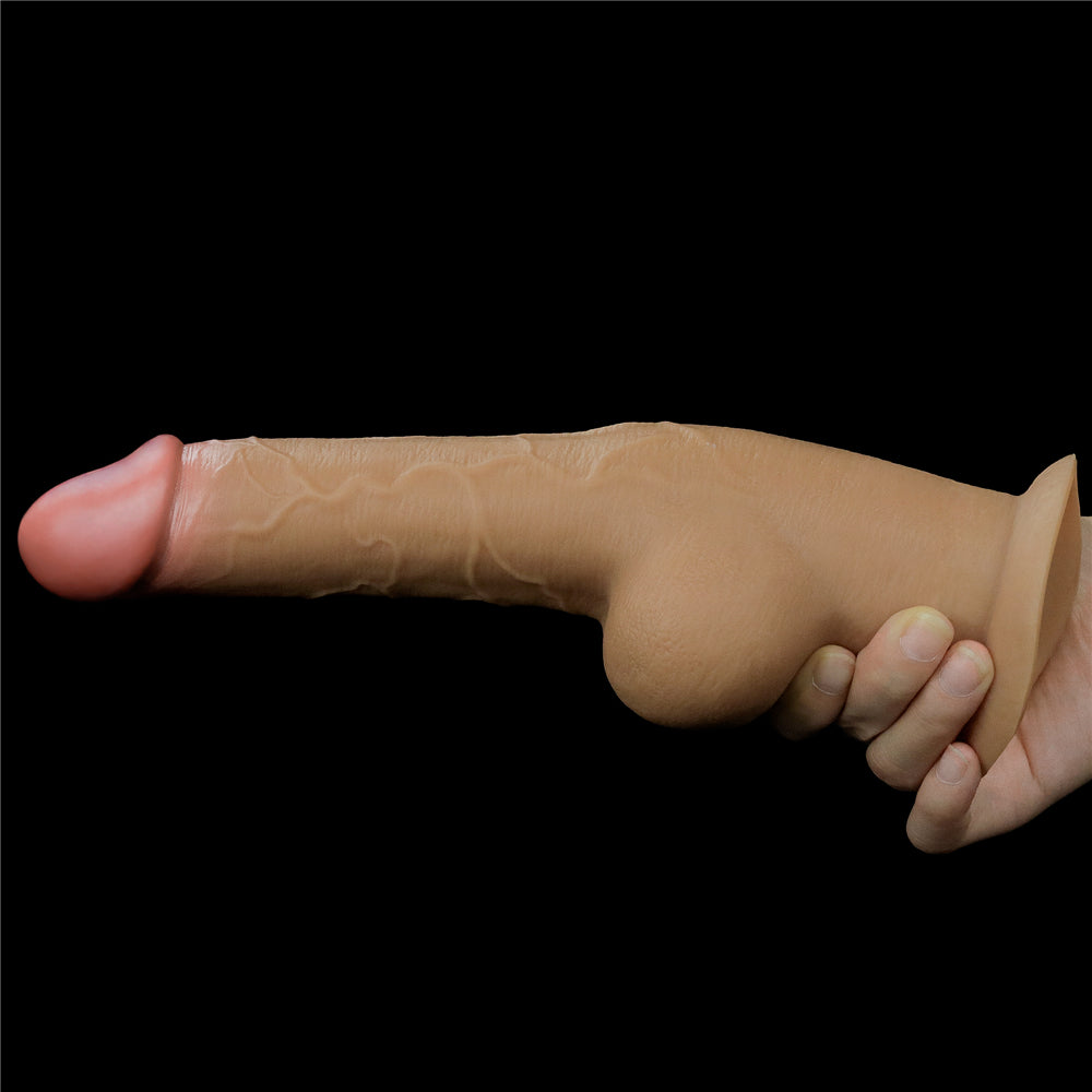 Lovetoy Handle Cock 9.5'' Çift Katmanlı Büyük Realistik Penis LV411031