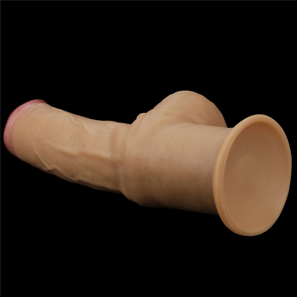 Lovetoy Handle Cock 12'' Çift Katmanlı Büyük Realistik Penis LV411033