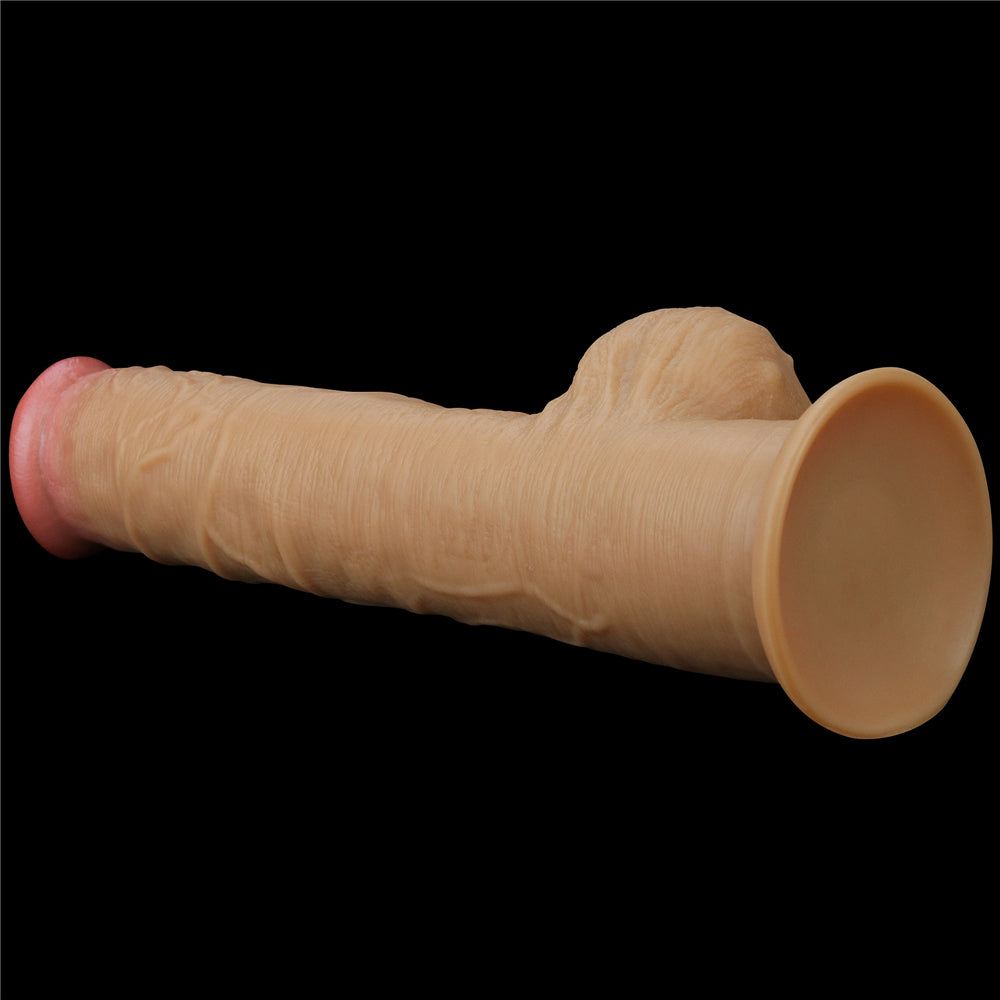 Lovetoy Handle Cock 12.5'' Çift Katmanlı Büyük Realistik Penis LV411034