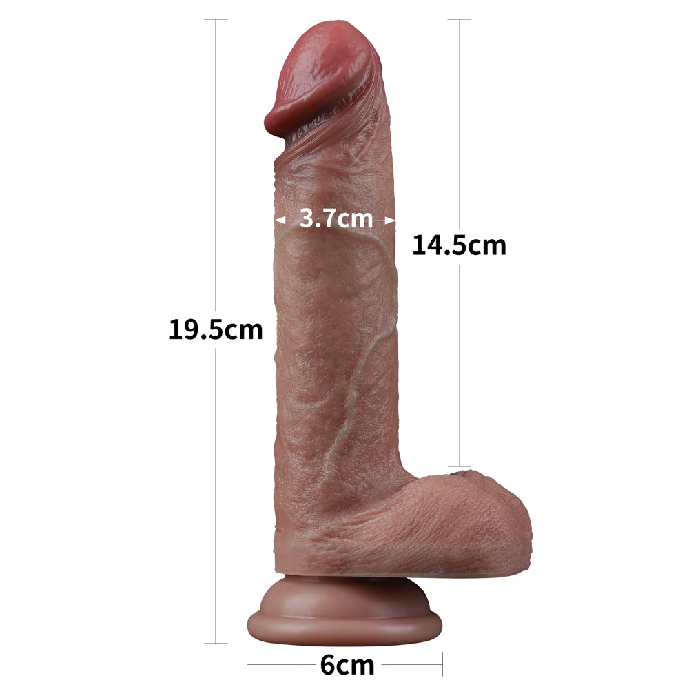 Lovetoy Nature Cock Doğal Silikon Et Doku 19.5 Cm Realistik Penis LV411042
