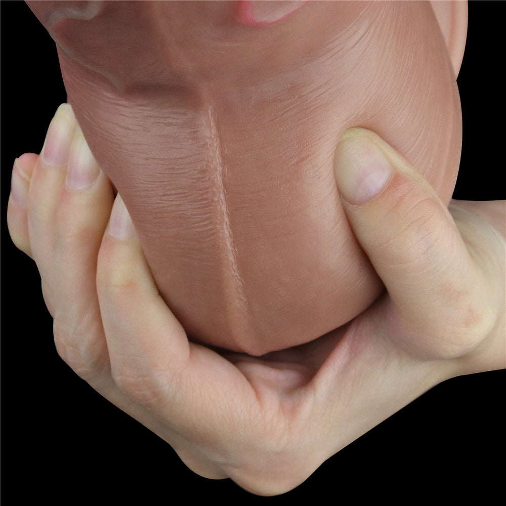 Lovetoy Nature Cock 7'' Çift Katmanlı Büyük Realistik Penis LV411050