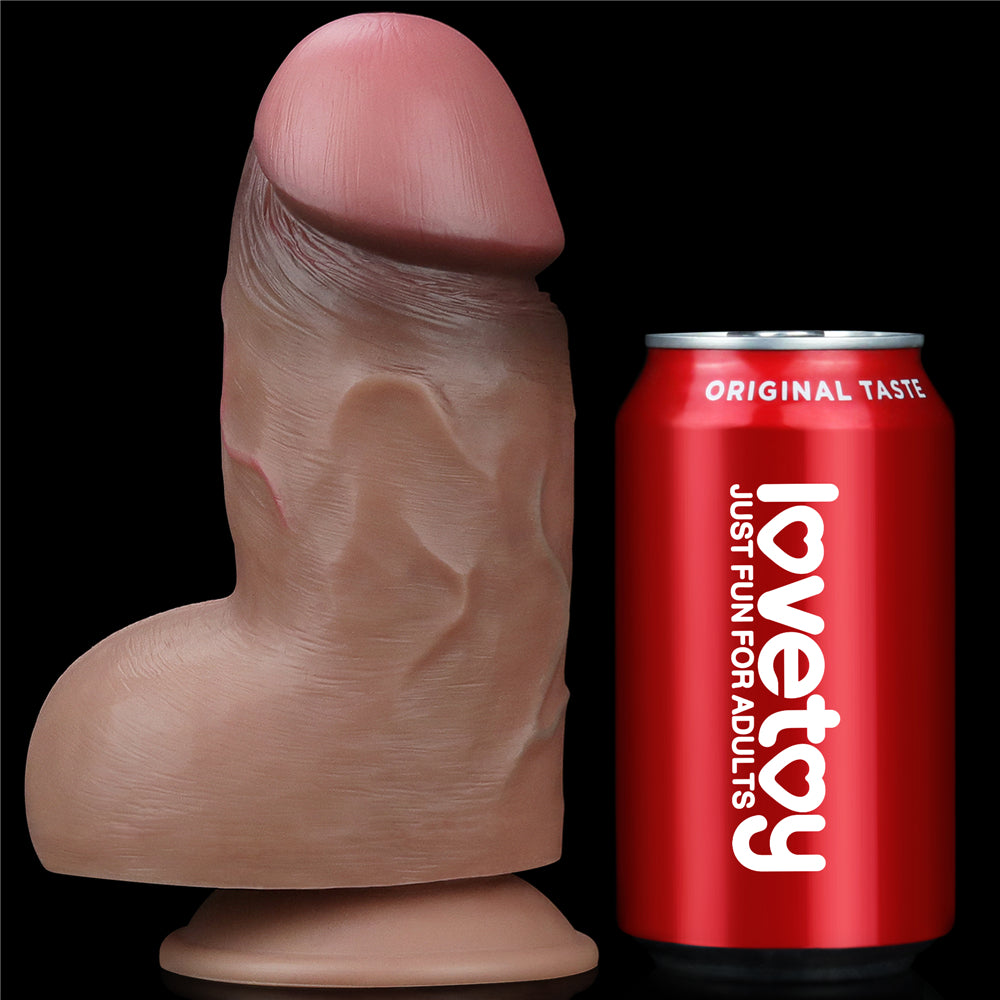 Lovetoy Nature Cock 7'' Çift Katmanlı Büyük Realistik Penis LV411050
