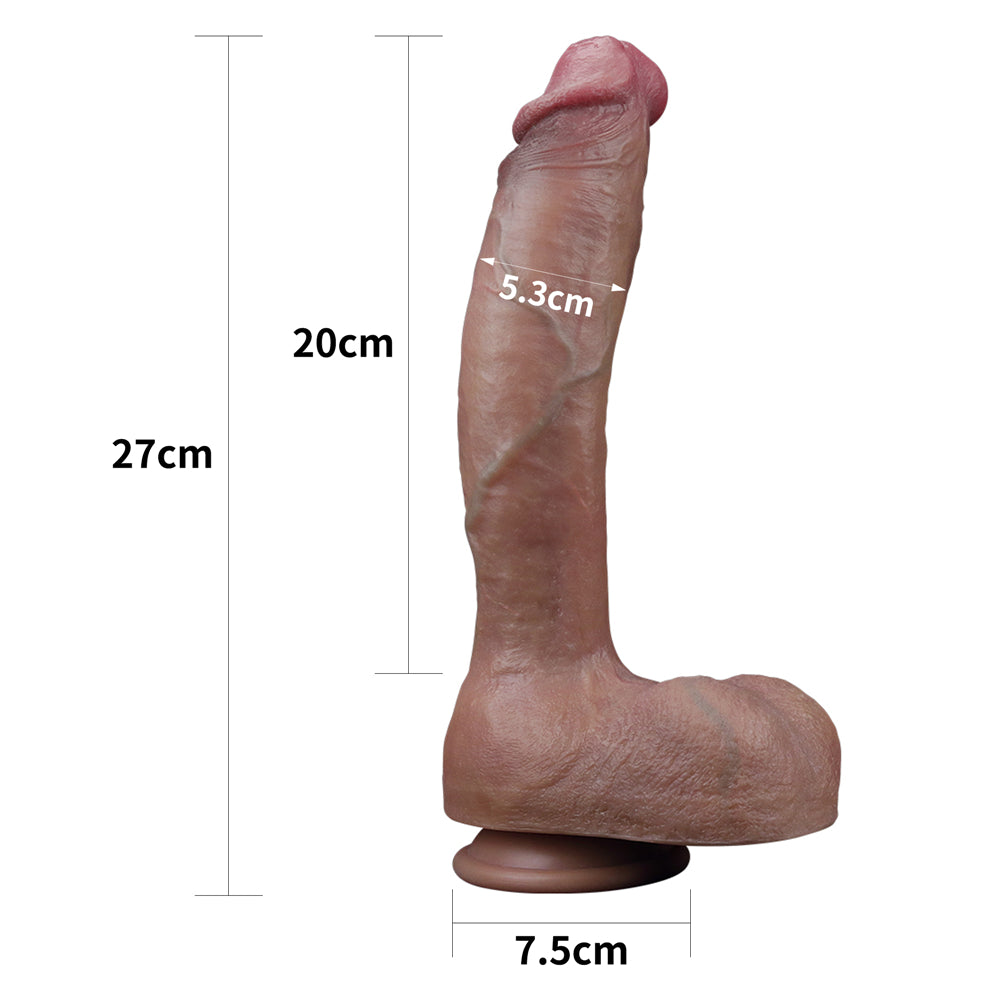 Lovetoy Nature Cock 10.5'' Çift Katmanlı Büyük Realistik Penis LV411052