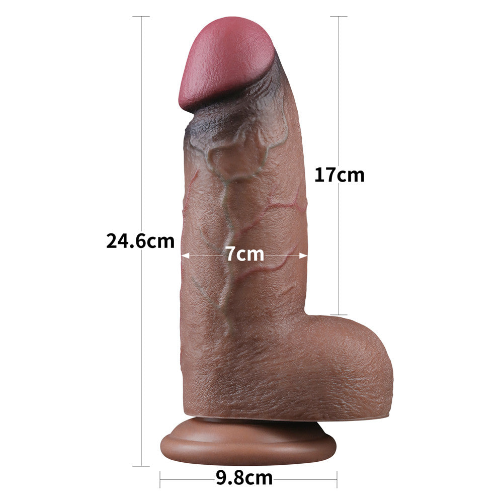 Lovetoy Nature Cock 9.5'' Çift Katmanlı Büyük Realistik Penis LV411061