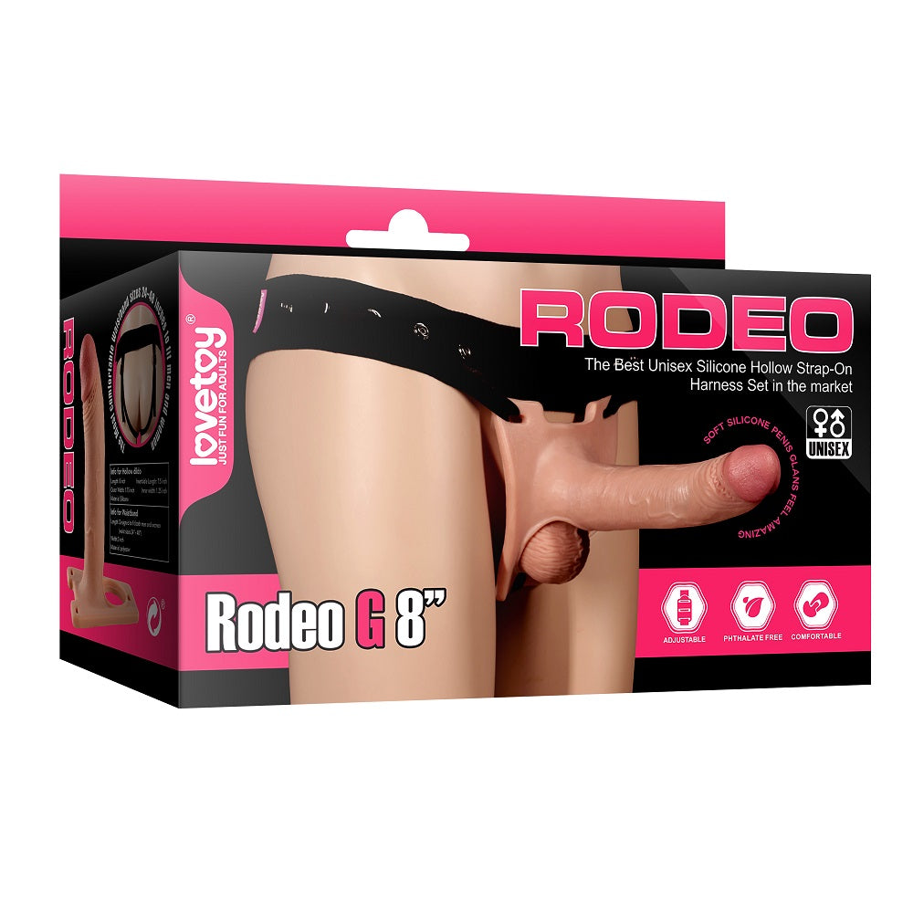 Lovetoy İngen Hollow G8 İçi Boş Belden Bağlamalı Kemerli Penis LV415001