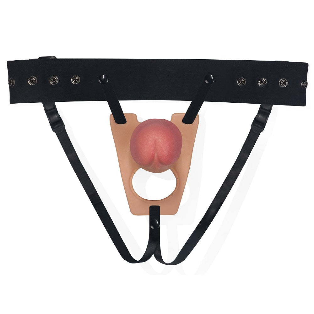 Lovetoy İngen Hollow G8,5'' İçi Boş Belden Bağlamalı Kemerli Penis LV415002