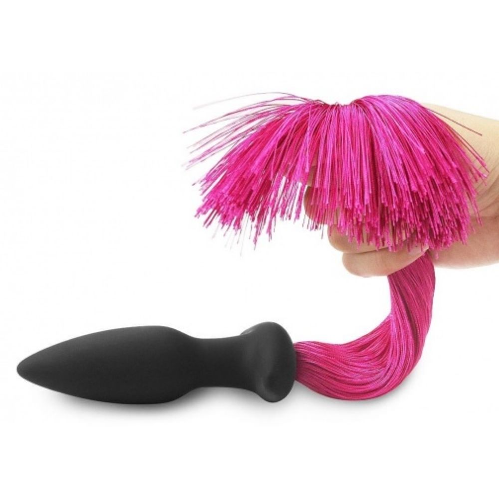 Lovetoy Silicone With Pony Tail Kuyruklu Anal Plug Pink LV421001