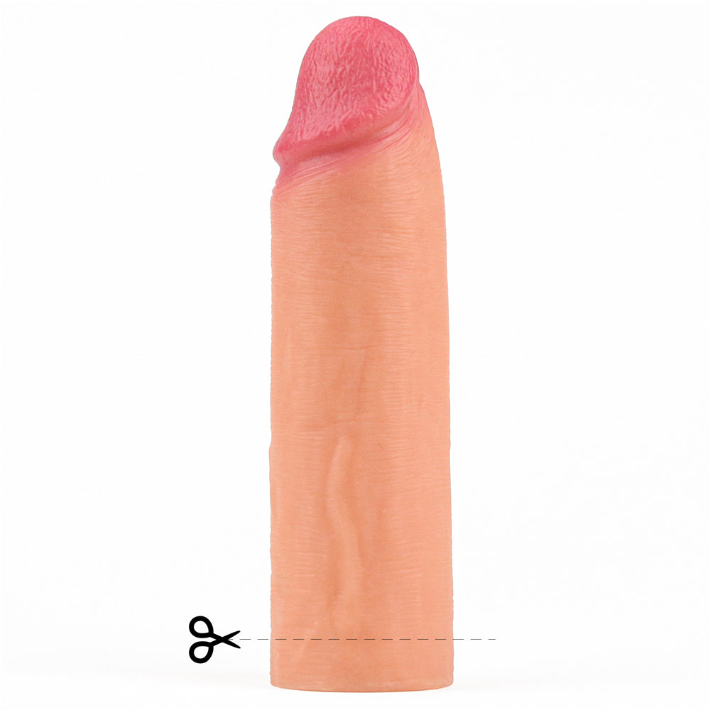 Lovetoy Nature Extender Penis Sleeve Platinum Silikon Gerçek Doku Penis Kılıfı LV4211