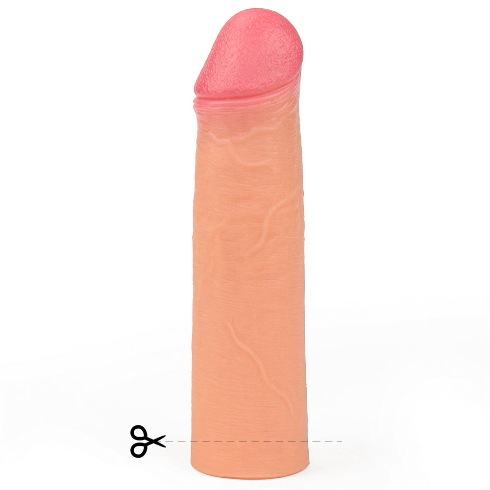 Lovetoy Nature Extender Penis Sleeve Platinum Silikon Gerçek Doku Penis Kılıfı LV4213
