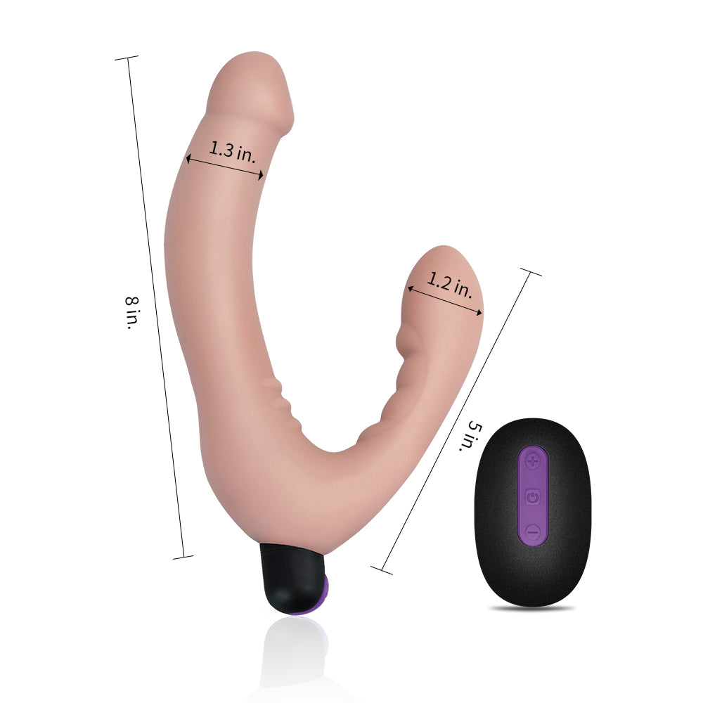 Lovetoy Rechargeable IJOY Uzaktan Kumandalı Strapless Strapon Vibratör LV430103