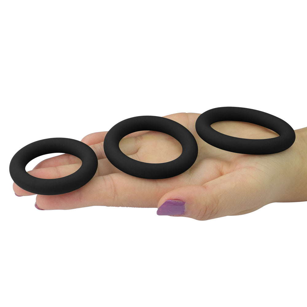 Lovetoy Power Plus Soft Silicone Snug Ring Penis Halkası Seti LV443001