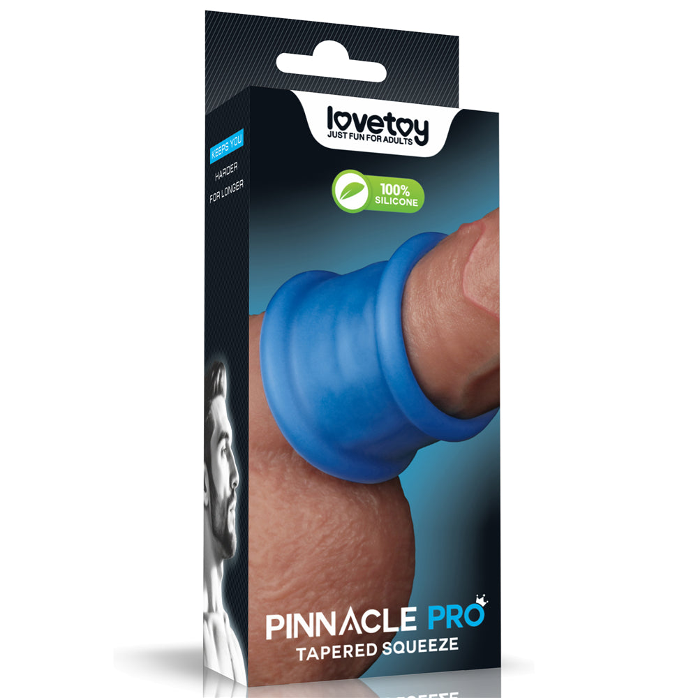 Lovetoy Pinnacle Pro Tapered Squeeze Stretcher Silikon Penis Halkası LV443013