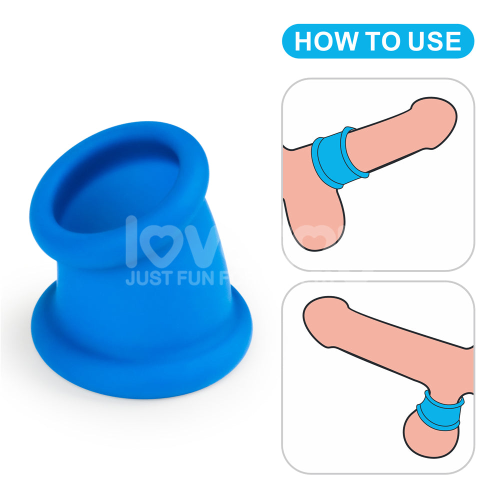 Lovetoy Pinnacle Pro Tapered Squeeze Stretcher Silikon Penis Halkası LV443013