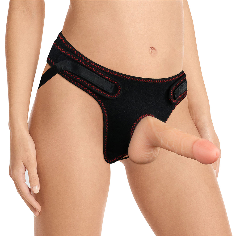 Lovetoy Easy Strapon 18 cm Flexible Kemerli Strapon Penis LV715005