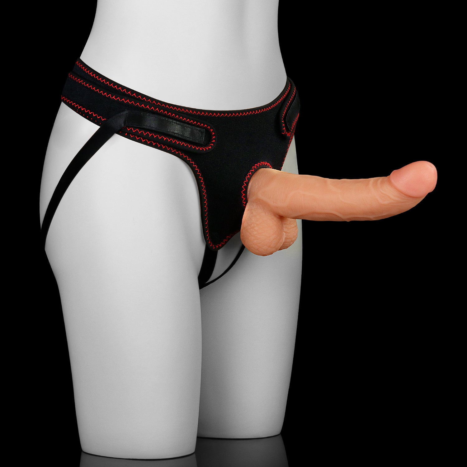 Lovetoy Easy Strapon 21,5 cm Flexible Kemerli Strapon Penis LV715008