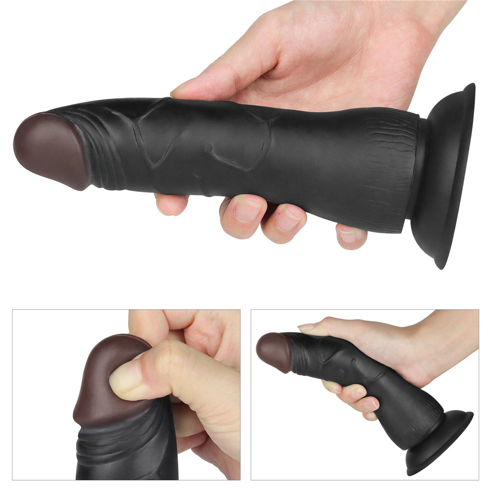 Lovetoy Easy Strapon 19 cm Zenci Strapon Kemerli Penis LV715026