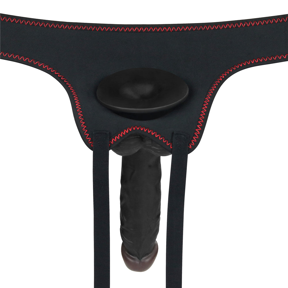 Lovetoy Easy Strapon 20 cm Zenci Strapon Kemerli Penis LV715027