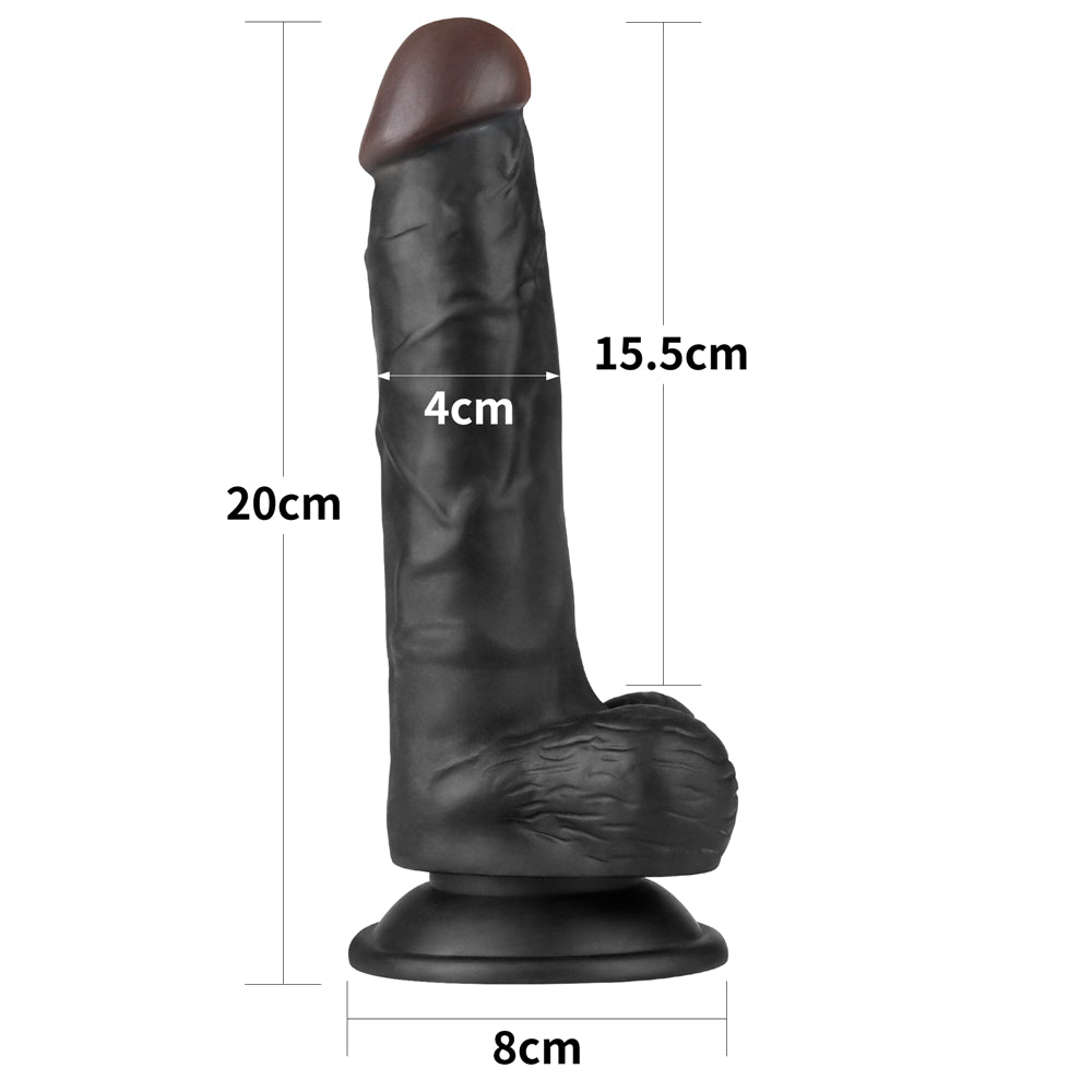 Lovetoy Easy Strapon 20 cm Zenci Strapon Kemerli Penis LV715027