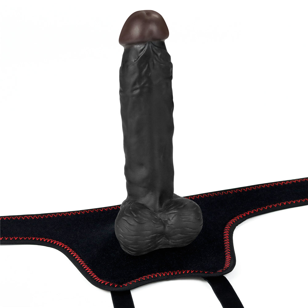 Lovetoy Easy Strapon 20 cm Zenci Strapon Kemerli Penis LV715027