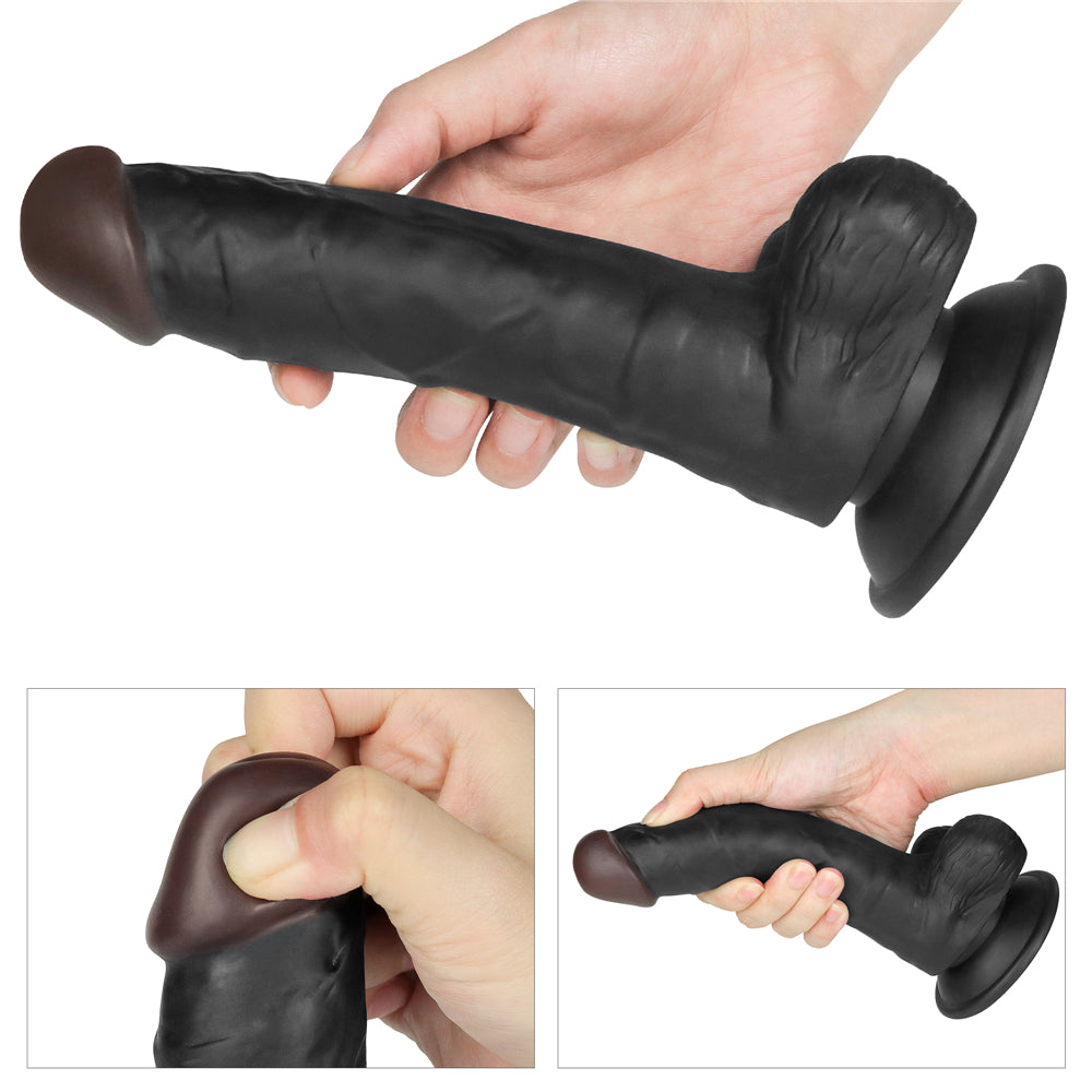 Lovetoy Easy Strapon 20 cm Zenci Strapon Kemerli Penis LV715027