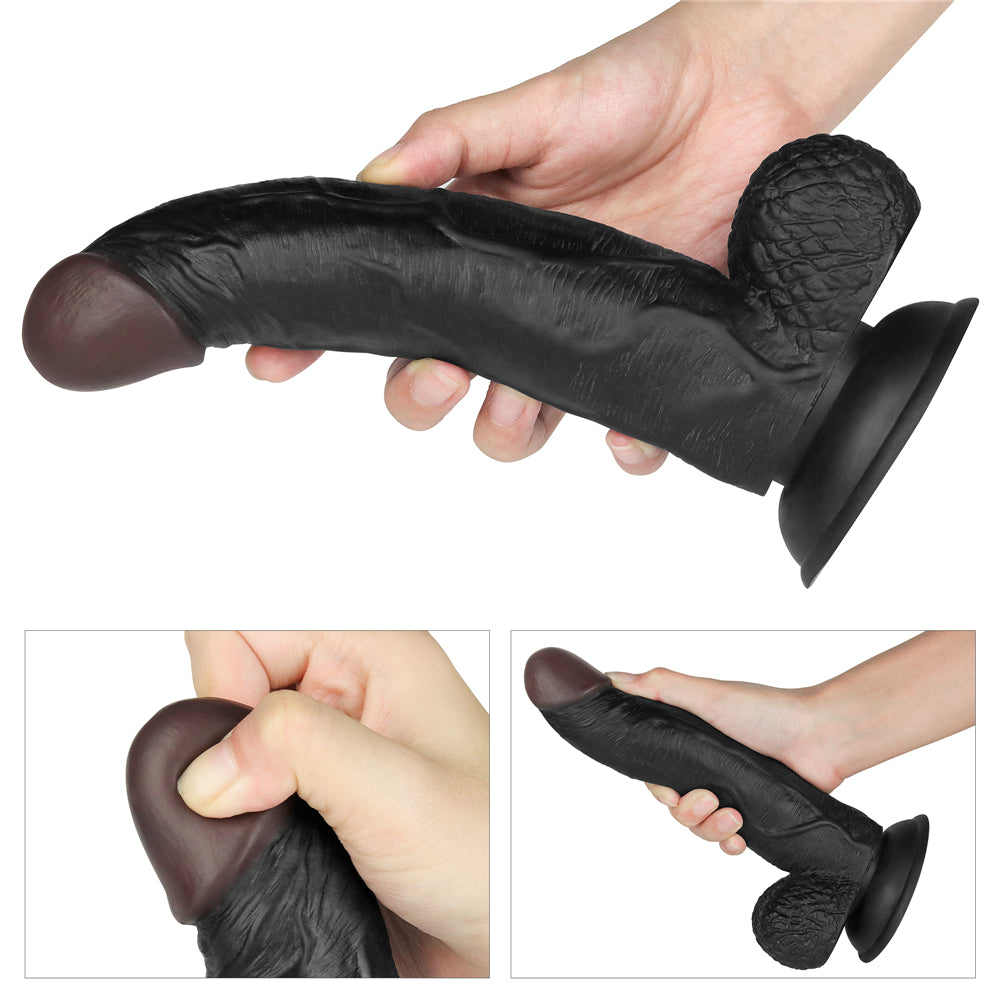 Lovetoy Easy Strapon 21,5 cm Strapon Kemerli Zenci Penis LV715028