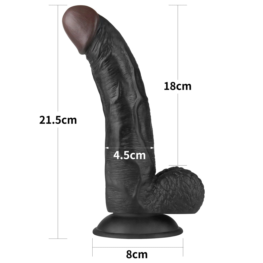 Lovetoy Easy Strapon 21,5 cm Strapon Kemerli Zenci Penis LV715028