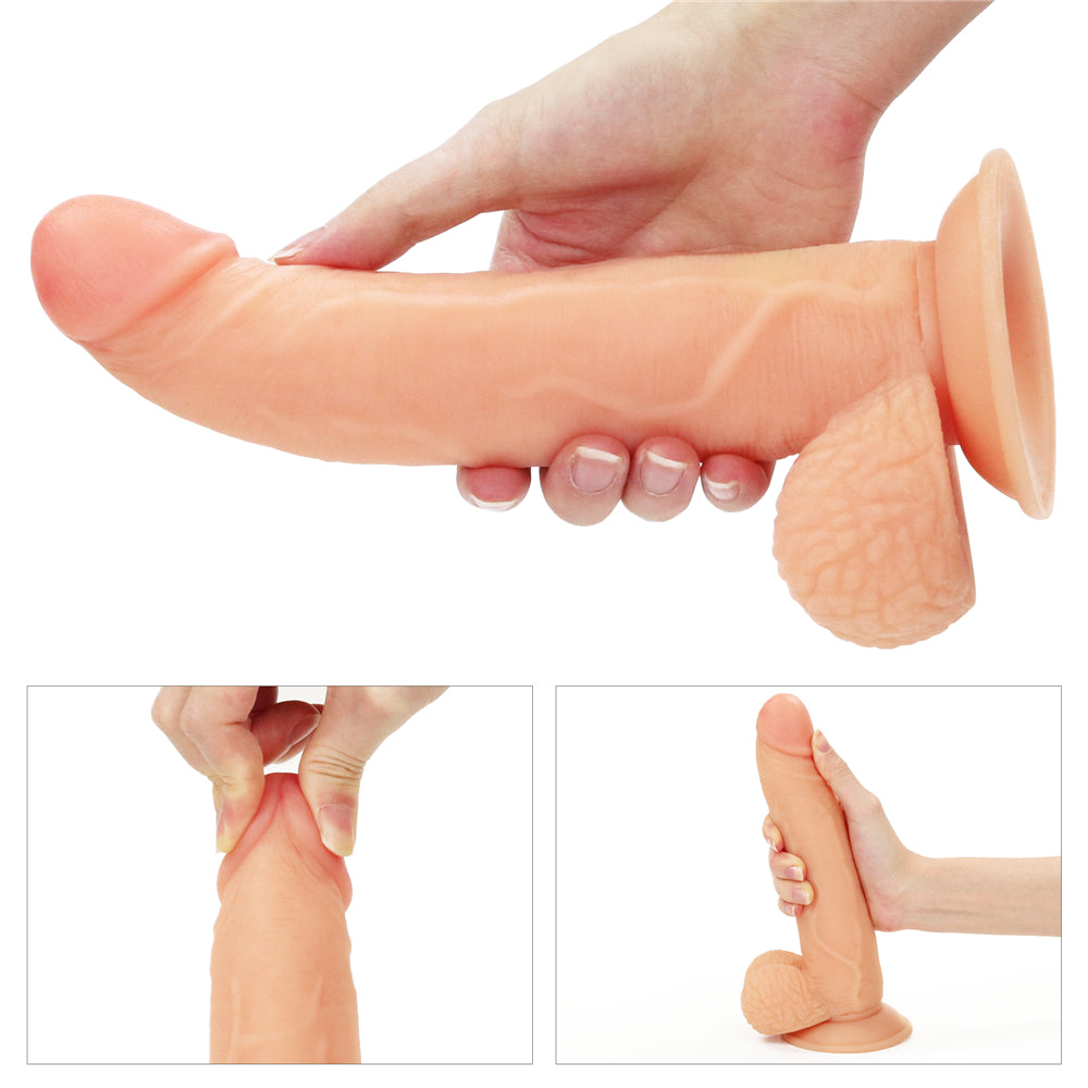 Lovetoy Vibrating Easy Strapon Set 8.5'' Belden Bağlamalı Titreşimli Penis LV715118