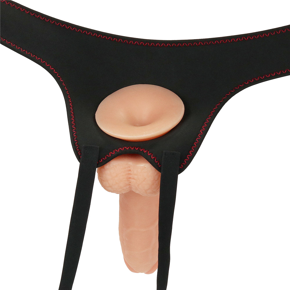 Lovetoy Vibrating Easy Strapon Set 8.5'' Belden Bağlamalı Titreşimli Penis LV715118