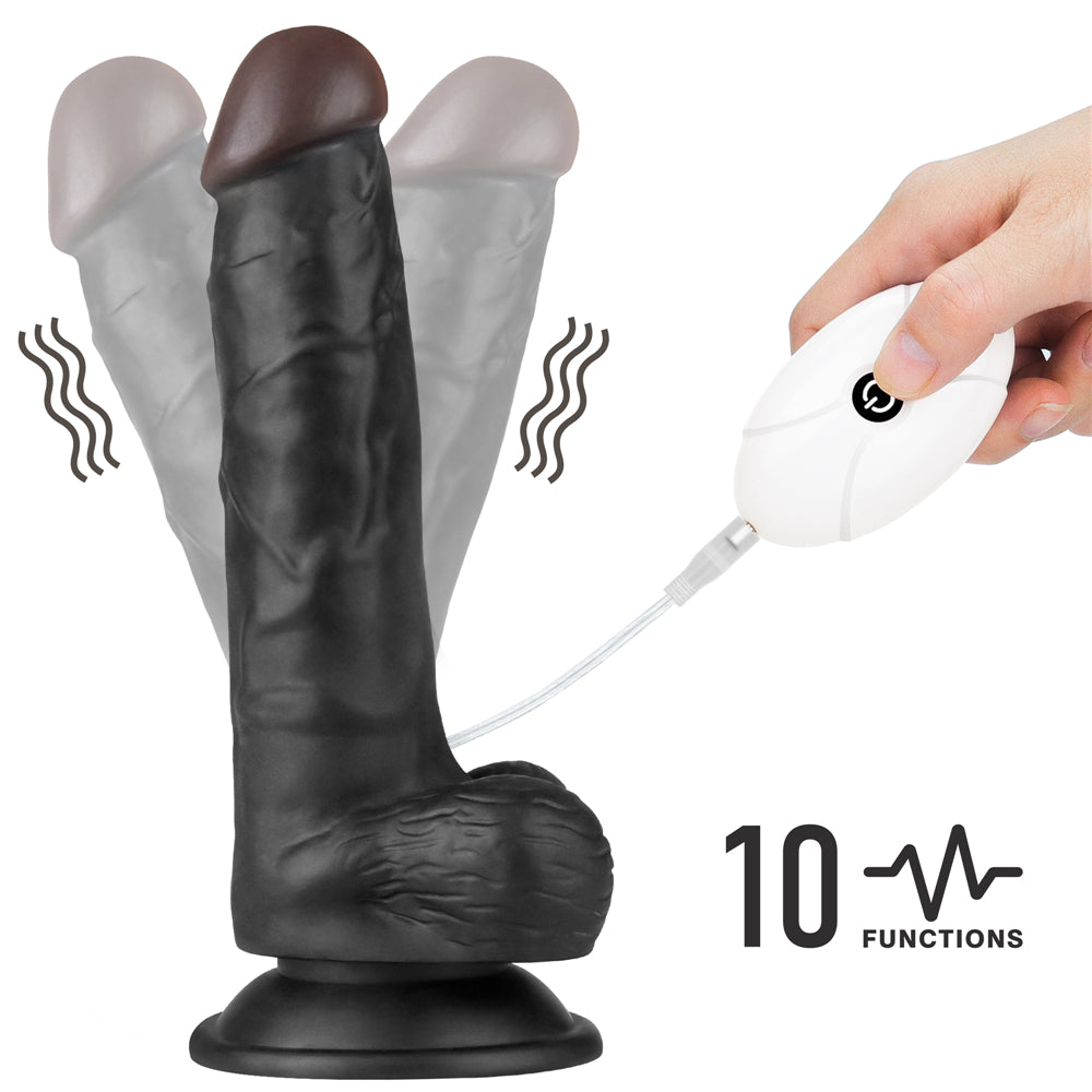 Lovetoy Easy Strapon 20 cm Titreşimli Kemerli Zenci Penis LV715127