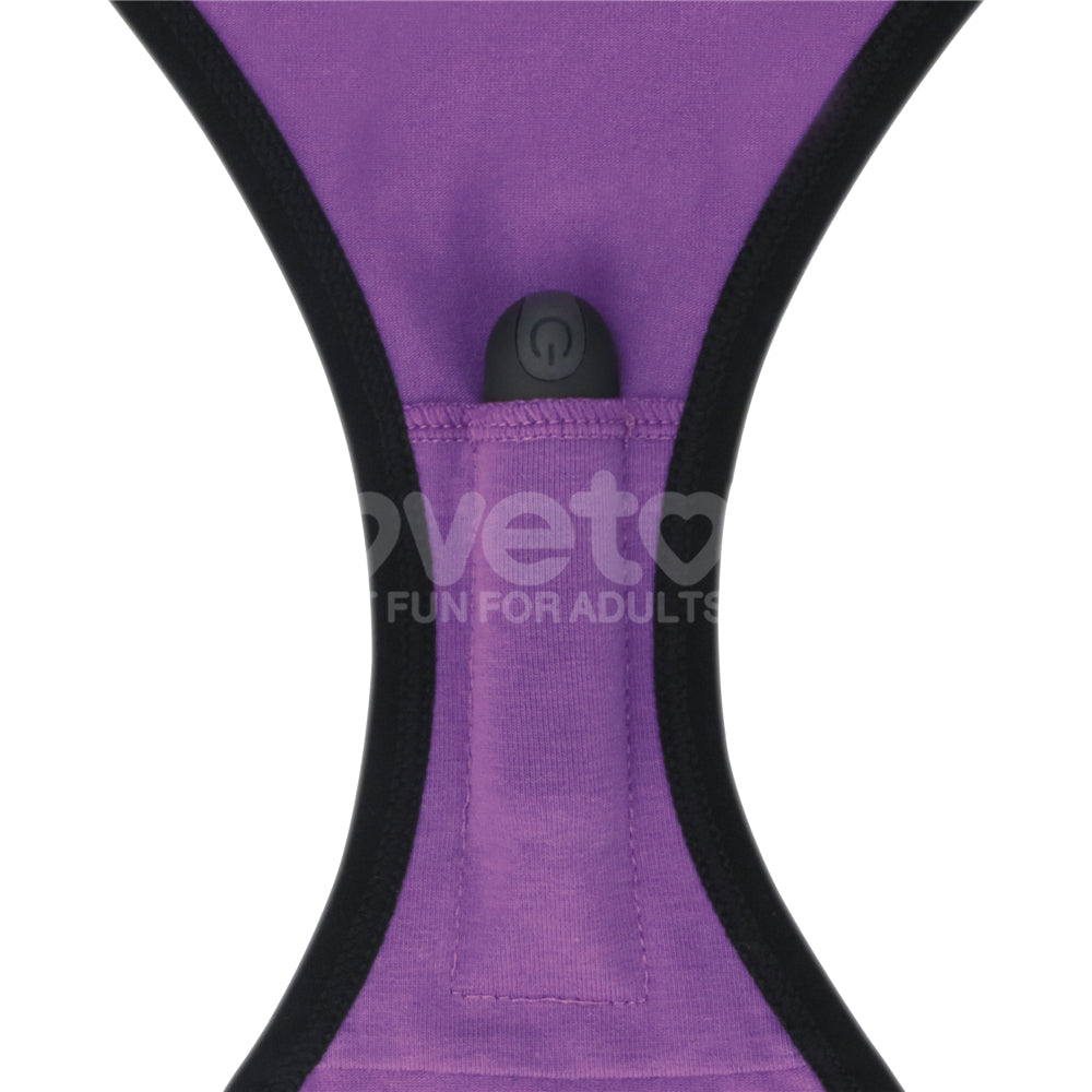 Lovetoy Printed Vibrating Sexy Panties XS/S Giyilebilir Vibrator LV770213A
