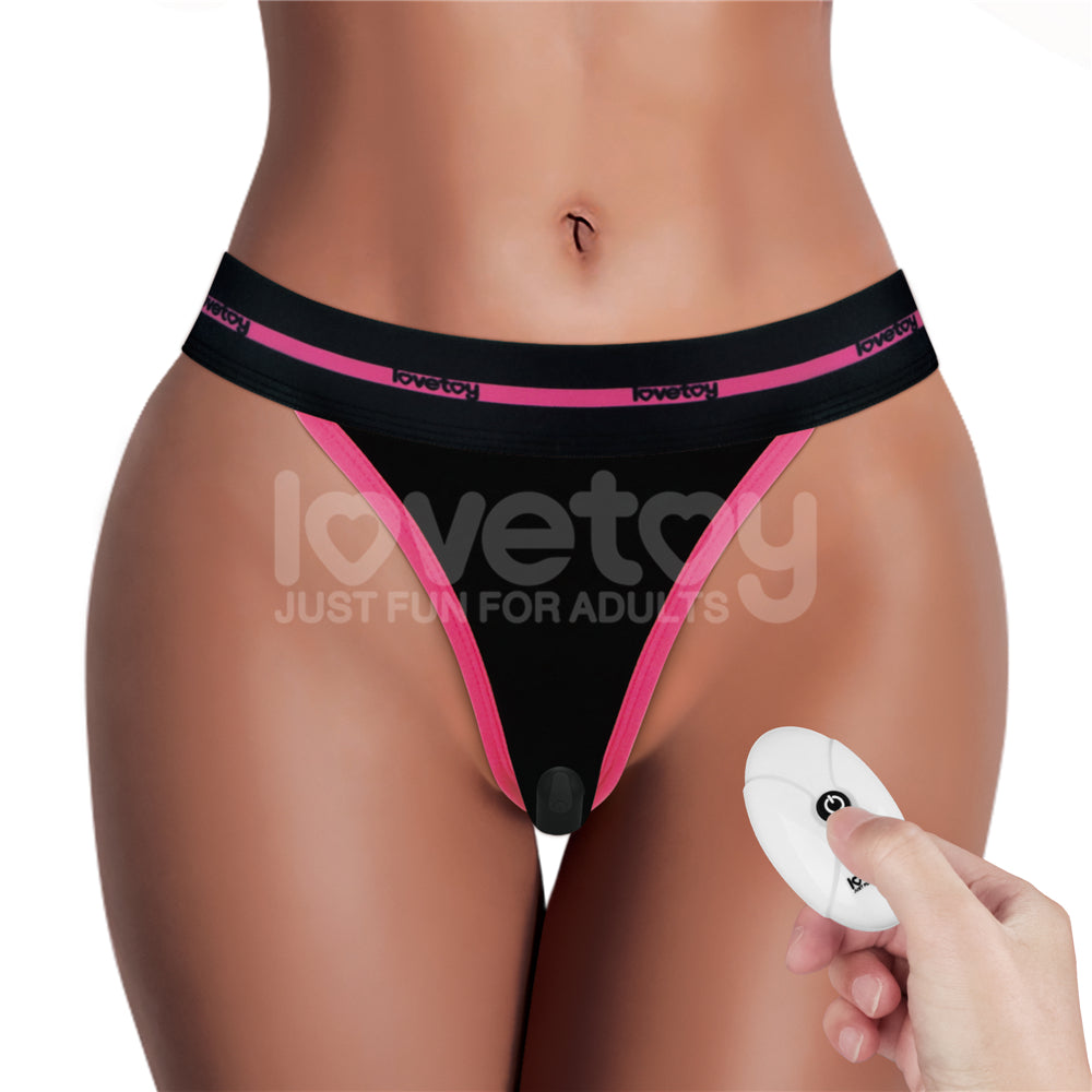Lovetoy Printed Vibrating Sexy Panties XS/S Giyilebilir Vibratör LV770214A