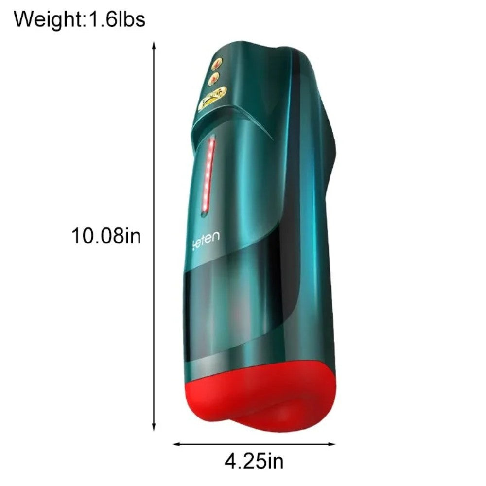 Leten Blowjob III İleri Geri Hareketli ve Isıtmalı Oral Masturbator