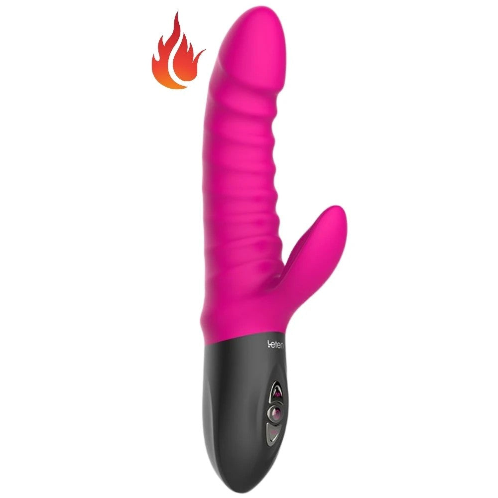 Leten İntelligent Otomatik Akıllı Isıtma Darbeli Hareketli Rabbit Vibrator