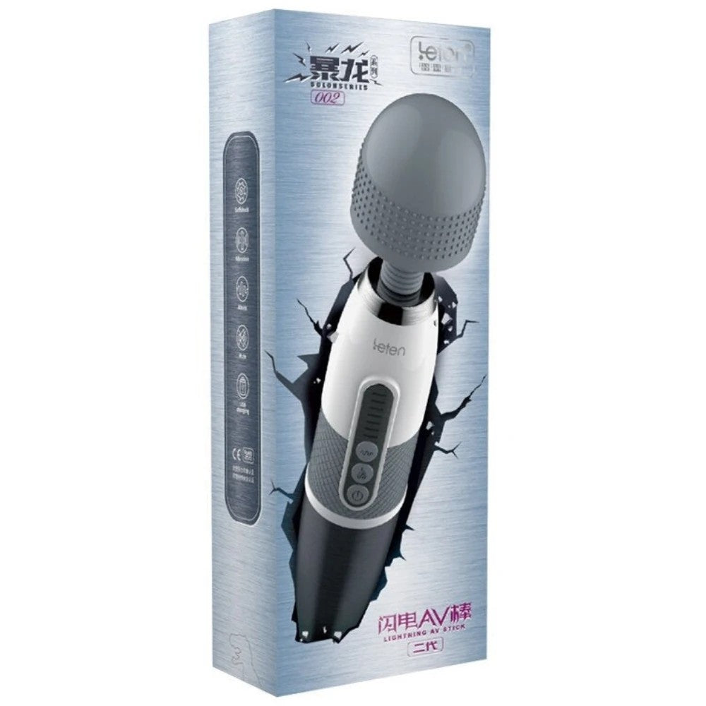 Leten Massager Lightning Head Magic Masaj Wand Vibrator Medium