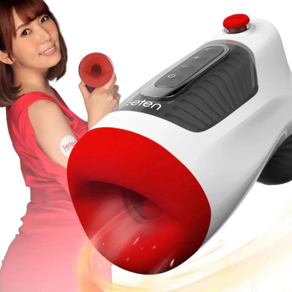 Leten New Air Oral Male Masturbation Cup Emiş Güçlü Titreşimli Oral Masturbator