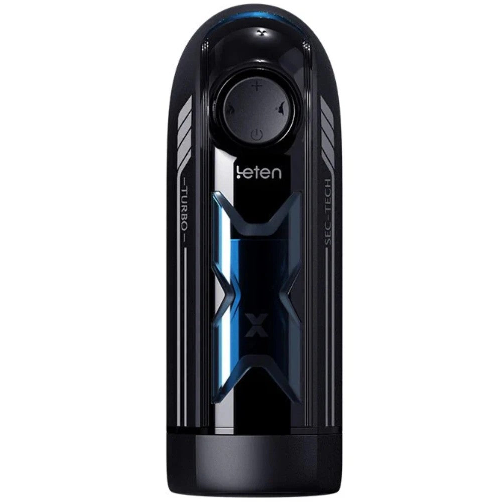 Leten X-Turbo İleri Geri Hareketli Isıtmalı ve Sesli Otomatik Masturbator Black