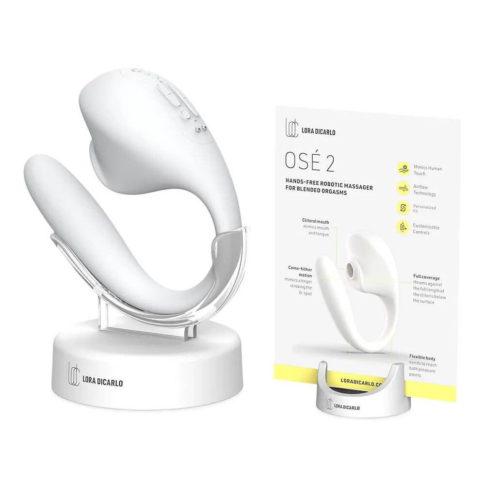 Lora DiCarlo Ose 2 Dual Massager Premium Robotic Massager Ultra Emiş Güçlü Vibrator