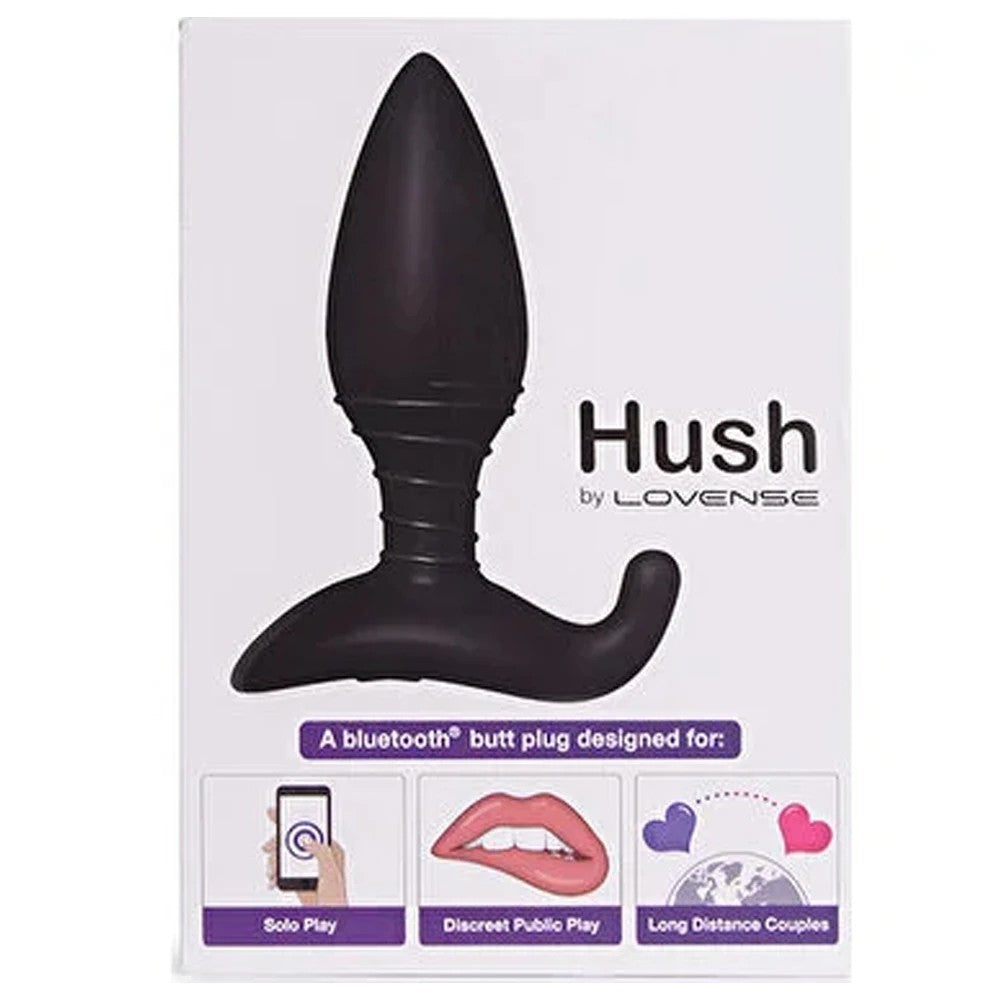 Lovense Hush 44.5 mm Telefon Kontrollü Titreşimli Anal Plug