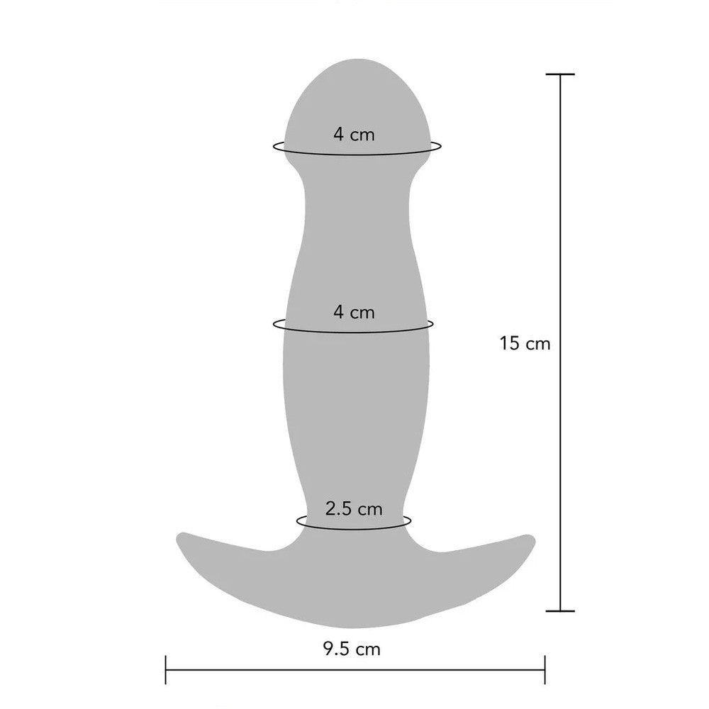 ToyJoy Buttocks The Wild Magnetic Pulse Remote Control Butt Plug