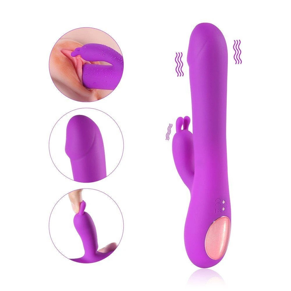 Shequ Mat Vibe Dönebilen Hareketli Klitoral Rabbit Vibratör SQ-V10091