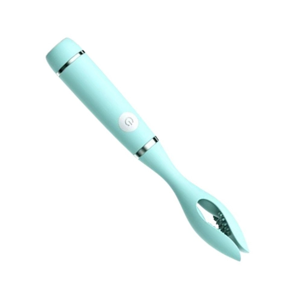 Spark Of Love Ripple YY Shape Stimulator Vibrator Mint Green