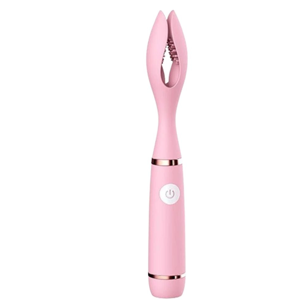 Spark Of Love Ripple YY Shape Stimulator Vibrator Pink