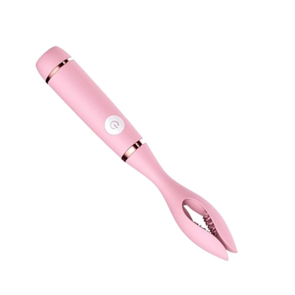 Spark Of Love Ripple YY Shape Stimulator Vibrator Pink