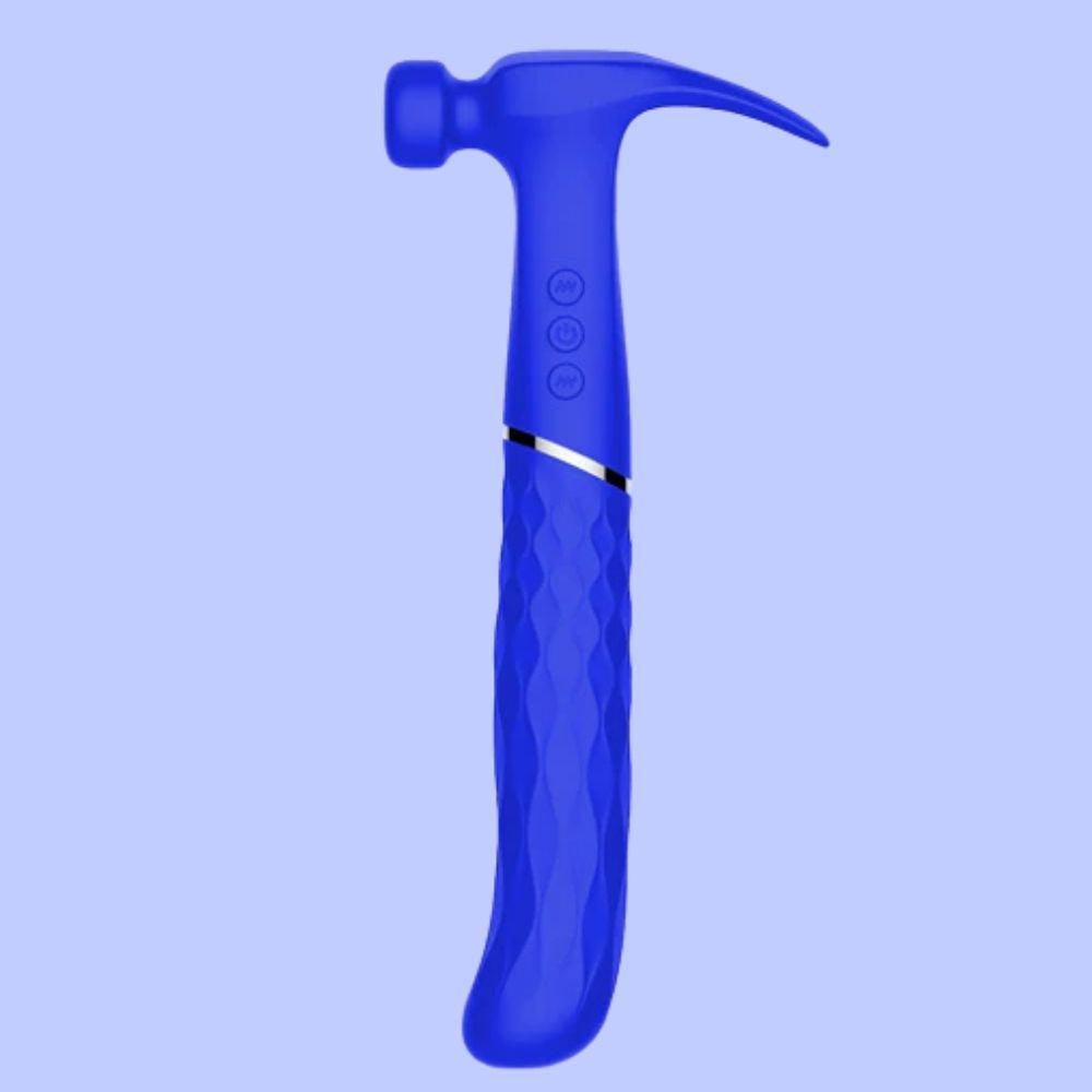 Hammer Love Ultra Güçlü Çekiç Vibratör Blue
