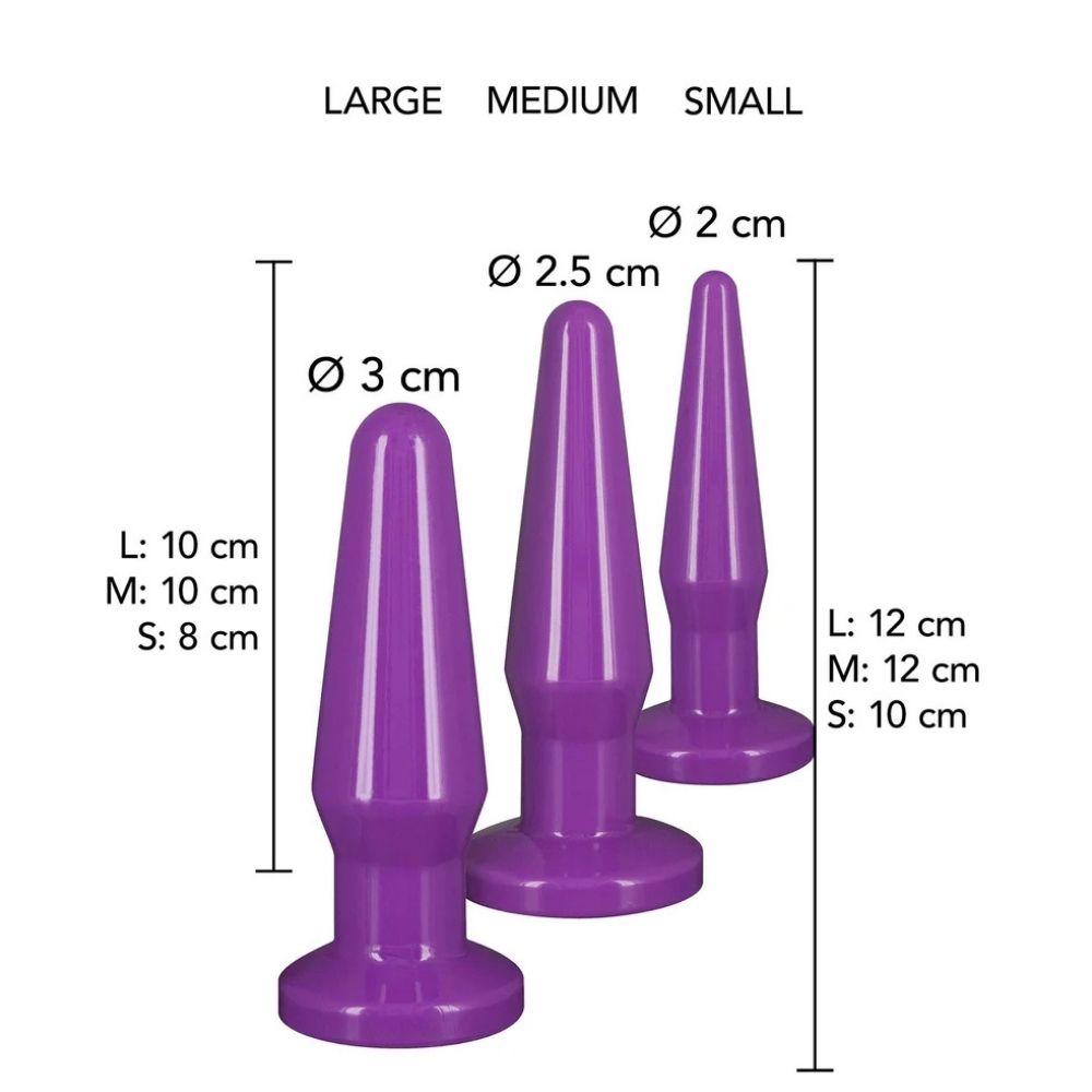 ToyJoy Anal Play Best Buddies Anal Alıştırıcı Set Purple