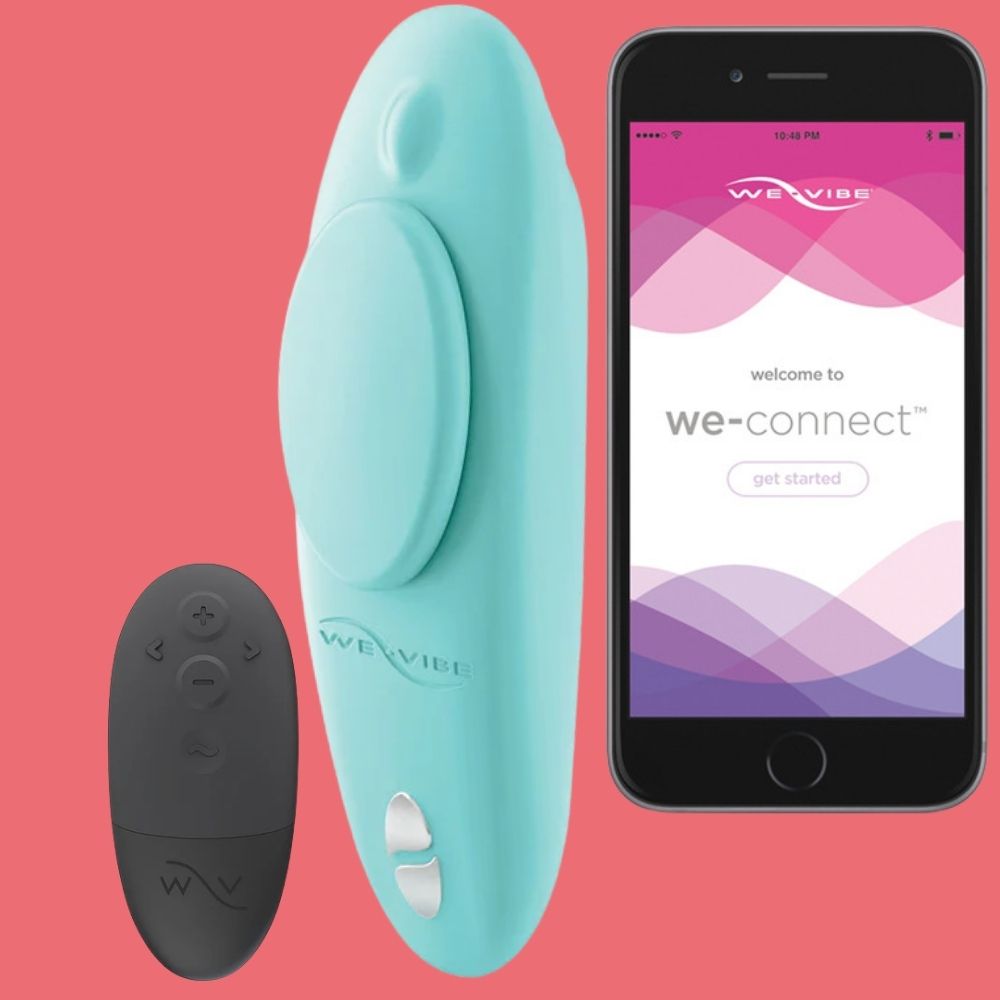 We-Vibe Moxie+ App And Remote Controlled Giyilebilir Vibrator Blue