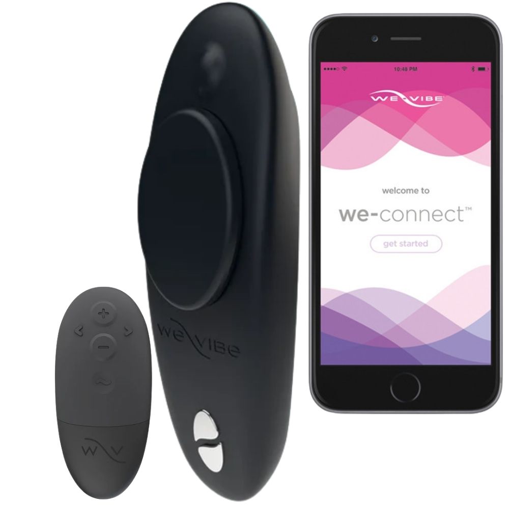 We-Vibe Moxie+ App And Remote Controlled Giyilebilir Vibrator Black