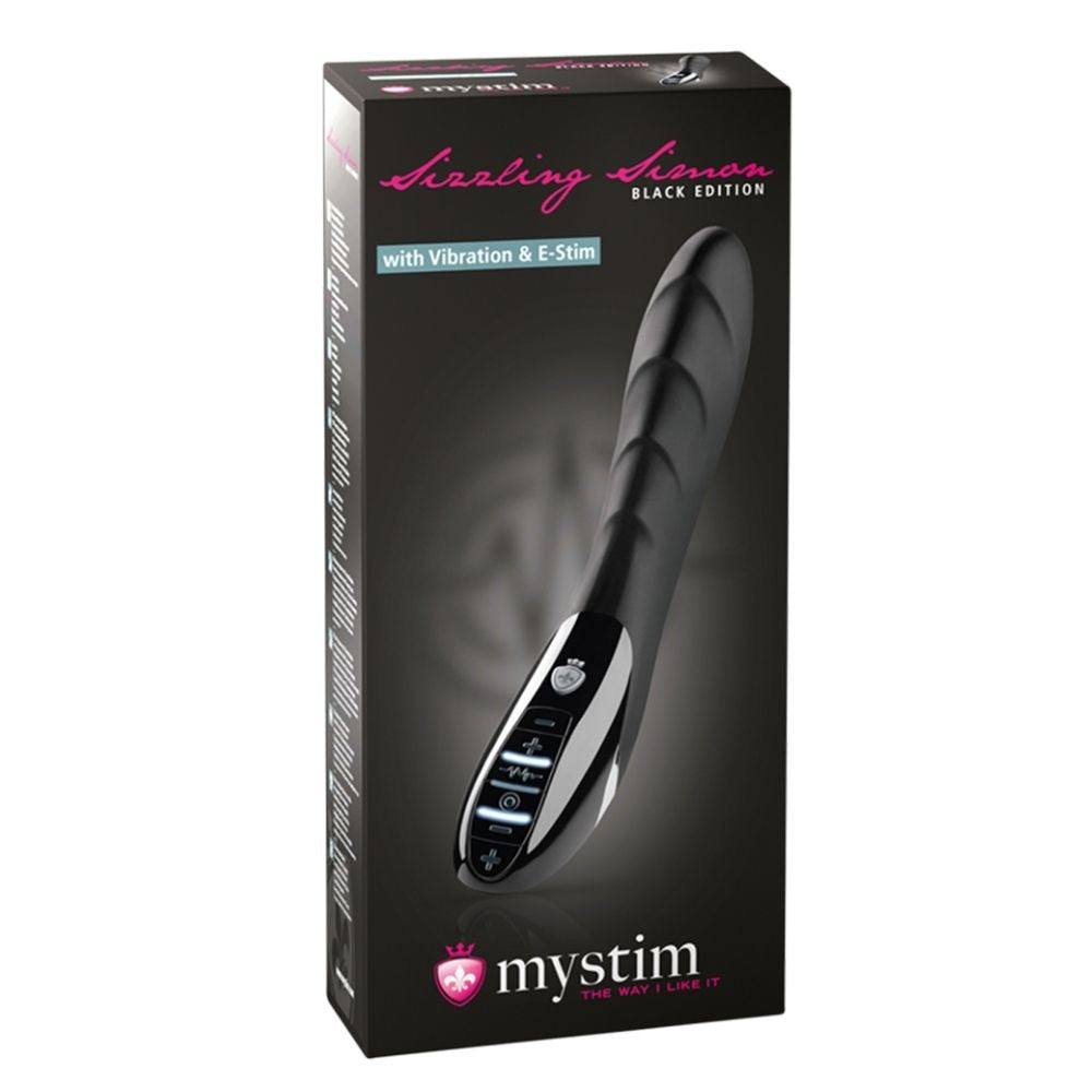 Mystim Sizzling Simon Black Edition G-Spot Vibrator