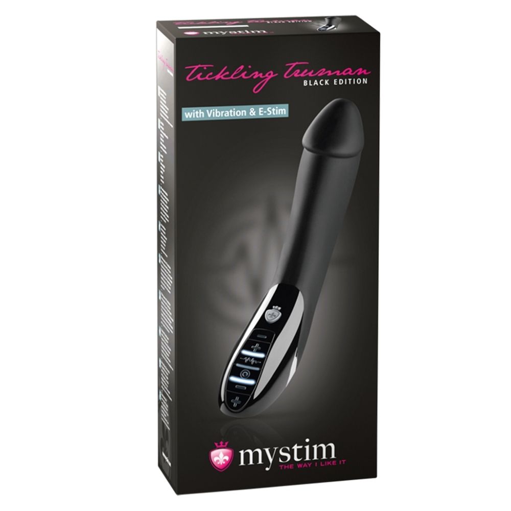 Mystim Electric Tickling Truman Black Edition G-Spot Vibrator